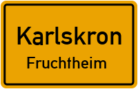 Kleinstraße in KarlskronFruchtheim