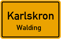 Straßen in Karlskron Walding