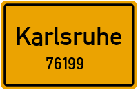 Straßen in 76199 Karlsruhe