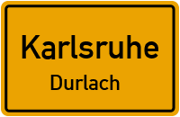 Straßenverzeichnis Karlsruhe Durlach
