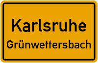 Straßenverzeichnis Karlsruhe Grünwettersbach