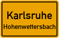 Straßenverzeichnis Karlsruhe Hohenwettersbach