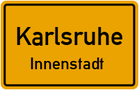 Straßenverzeichnis Karlsruhe Innenstadt
