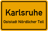 Fahrzeugteststrecke in KarlsruheOststadt Nördlicher Teil
