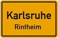 Straßenverzeichnis Karlsruhe Rintheim