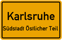 Esplanade in KarlsruheSüdstadt Östlicher Teil