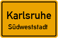 Graf-Rhena-Straße in KarlsruheSüdweststadt