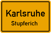 Straßenverzeichnis Karlsruhe Stupferich