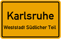 Hübschstraße in KarlsruheWeststadt Südlicher Teil