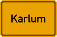 Dorfstraße in Karlum