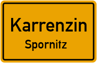 Mühlenstraße in KarrenzinSpornitz