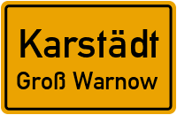 Bäckerstraße in KarstädtGroß Warnow