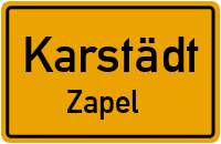Schlossplatz in KarstädtZapel