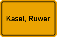 City Sign Kasel, Ruwer