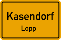 Straßenverzeichnis Kasendorf Lopp