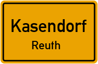 Straßenverzeichnis Kasendorf Reuth
