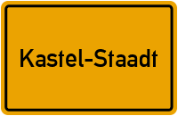 City Sign Kastel-Staadt
