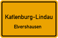 Straßenverzeichnis Katlenburg-Lindau Elvershausen