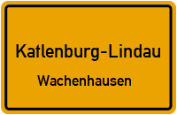 Straßenverzeichnis Katlenburg-Lindau Wachenhausen