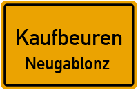 Georg-Anhegger-Straße in KaufbeurenNeugablonz
