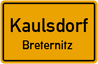 B 85 in KaulsdorfBreternitz
