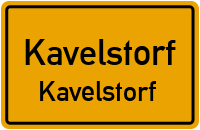 Bahnhofstraße in KavelstorfKavelstorf
