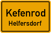Wiesenweg in KefenrodHelfersdorf