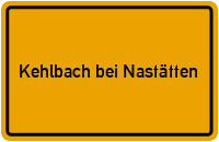 Ortsschild Kehlbach bei Nastätten