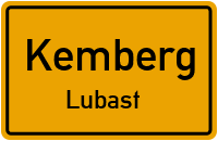 Lubaster Straße in KembergLubast