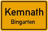 Straßenverzeichnis Kemnath Bingarten