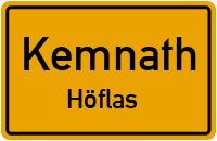 Straßenverzeichnis Kemnath Höflas