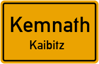 Straßenverzeichnis Kemnath Kaibitz