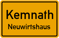 Straßenverzeichnis Kemnath Neuwirtshaus
