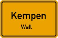 Sandweg in KempenWall