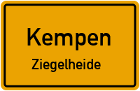 Oedter Straße in KempenZiegelheide