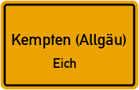 Föhrenweg in Kempten (Allgäu)Eich