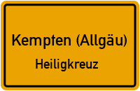 Tannachstraße in Kempten (Allgäu)Heiligkreuz