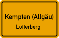 Tilsiter Straße in Kempten (Allgäu)Lotterberg