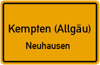 Wiggensbacher Straße in Kempten (Allgäu)Neuhausen