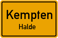 Haldenstäffele in KemptenHalde