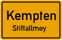Straßen in Kempten Stiftallmey