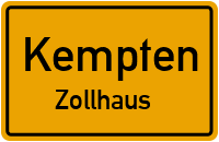 Straßen in Kempten Zollhaus