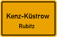 Küstrower Straße in Kenz-KüstrowRubitz