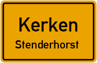 Erster Buschhorstweg in KerkenStenderhorst