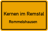 Pfarrstraße in Kernen im RemstalRommelshausen
