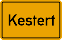 Ortsschild von Gemeinde Kestert in Rheinland-Pfalz
