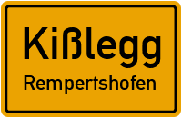 Straßen in Kißlegg Rempertshofen