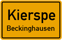 Kohlenweg in KierspeBeckinghausen