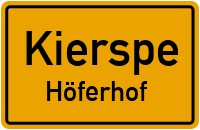 Margarete-Sänger-Weg in KierspeHöferhof