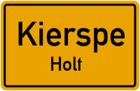 Kirchweg in KierspeHolt